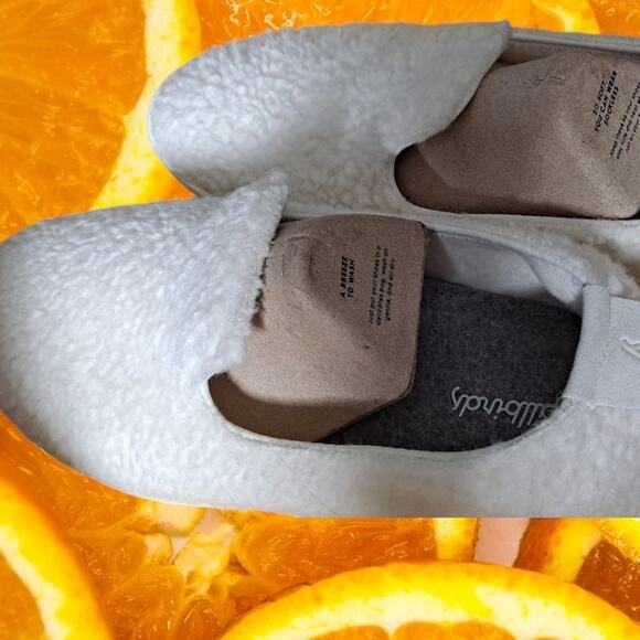 NWT Allbirds Men's Natural White Wool Lounger Fluff Slip On Sneakers Size 9 - Picture 2 of 10